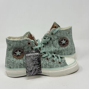 Converse CTAS Home Sweet Home Womens 6 Green Leather Limited Edition Shoes
